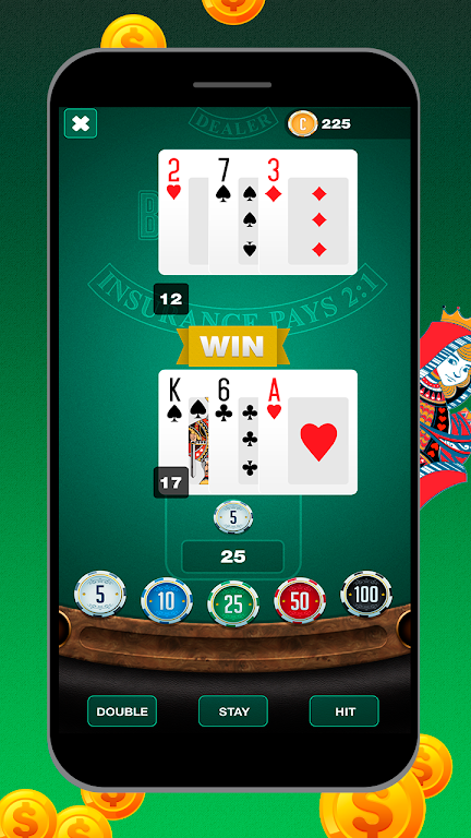 Royal Blackjack 21 Captura de pantalla 3