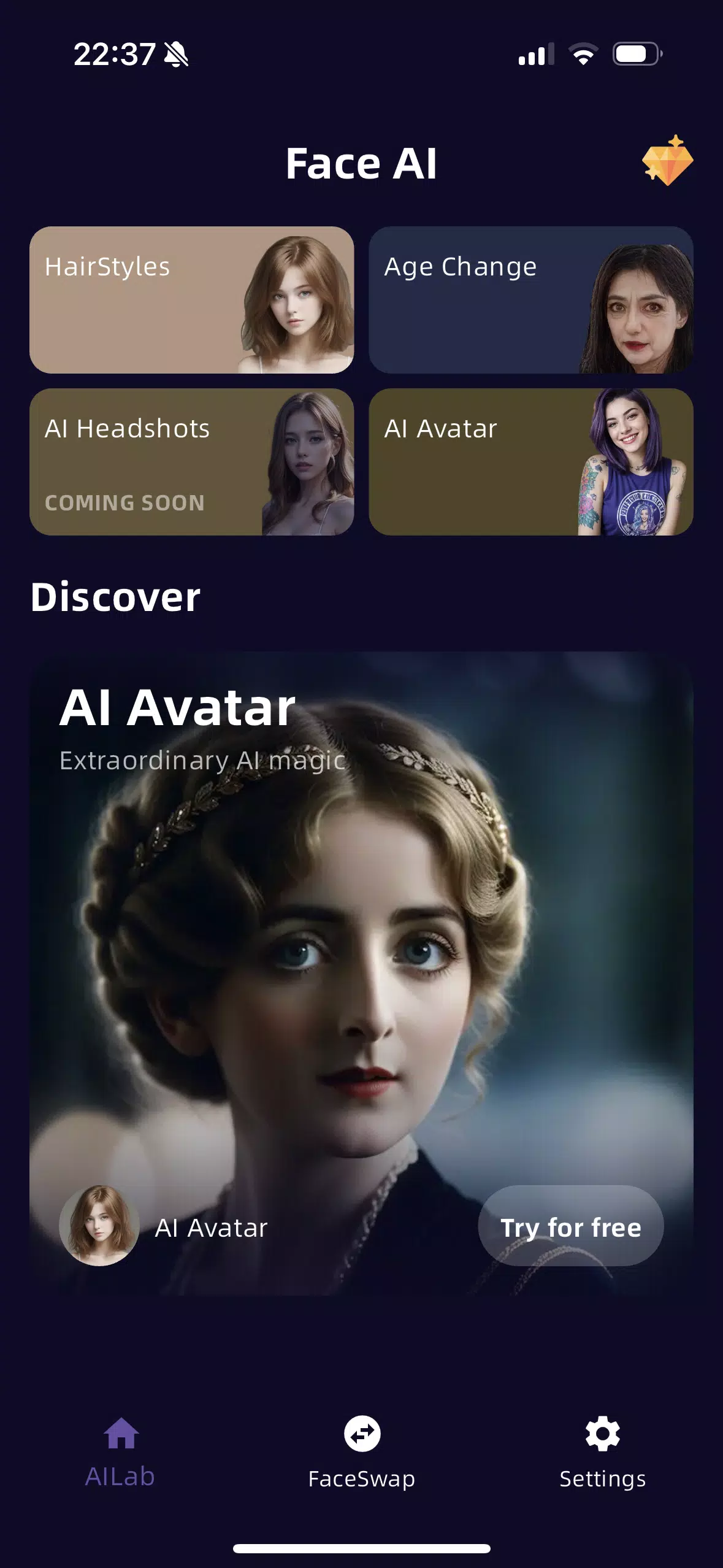 Schermata Face AI 3