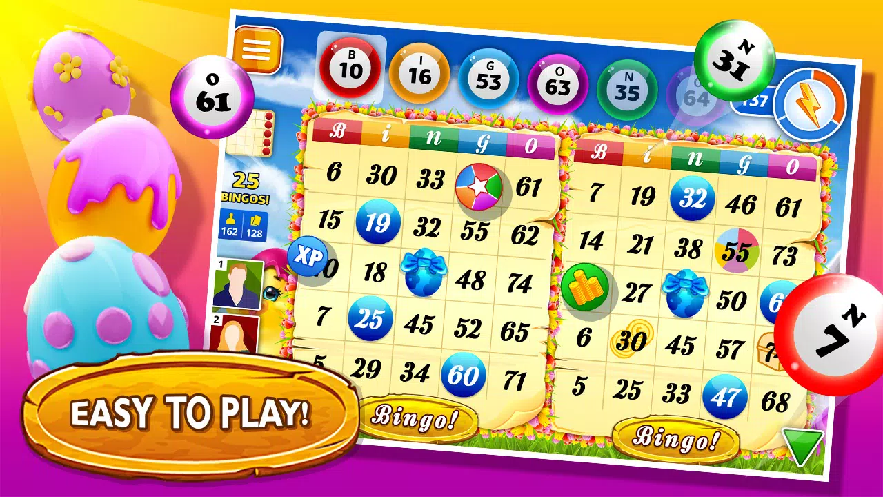 Easter Bunny Bingo Ekran Görüntüsü 3