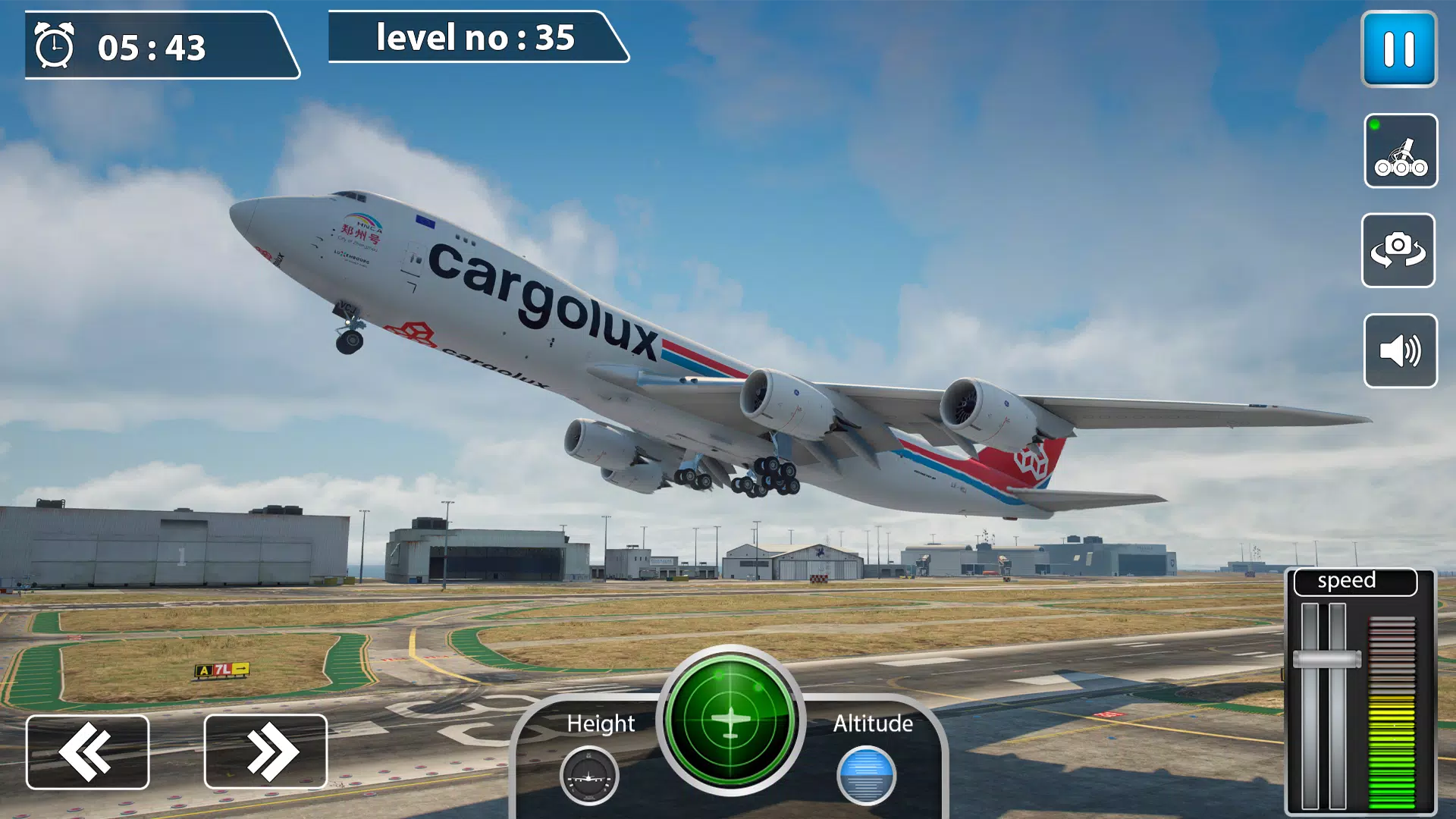 Airplane Flight 3d Simulator Скриншот 0