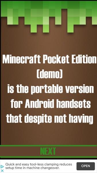 Minecraft Pocket Edition 2018 Guide 螢幕截圖 0