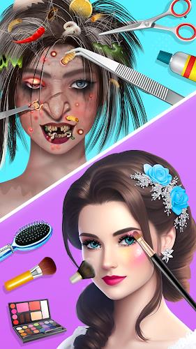 ASMR Doctor Makeup Salon games应用截图第1张