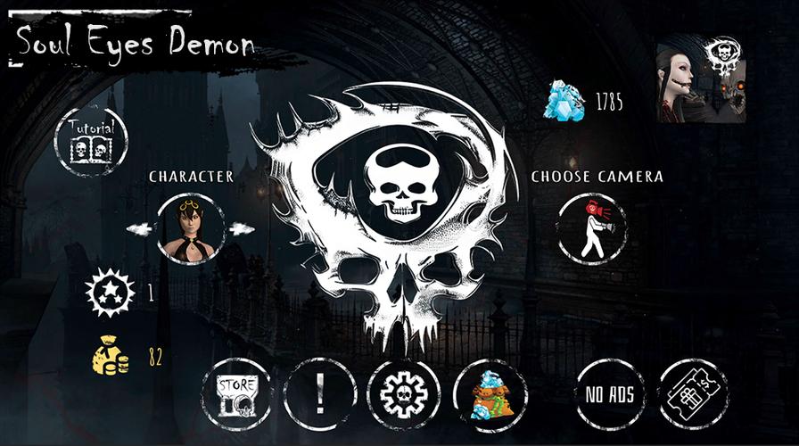 Soul Eyes Demon: Horror Skulls Captura de tela 3