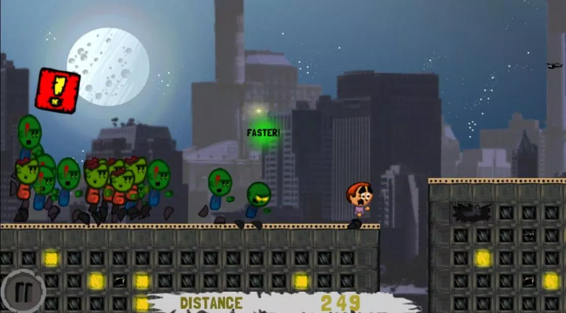 Yikes! Zombies! Run! Captura de pantalla 2