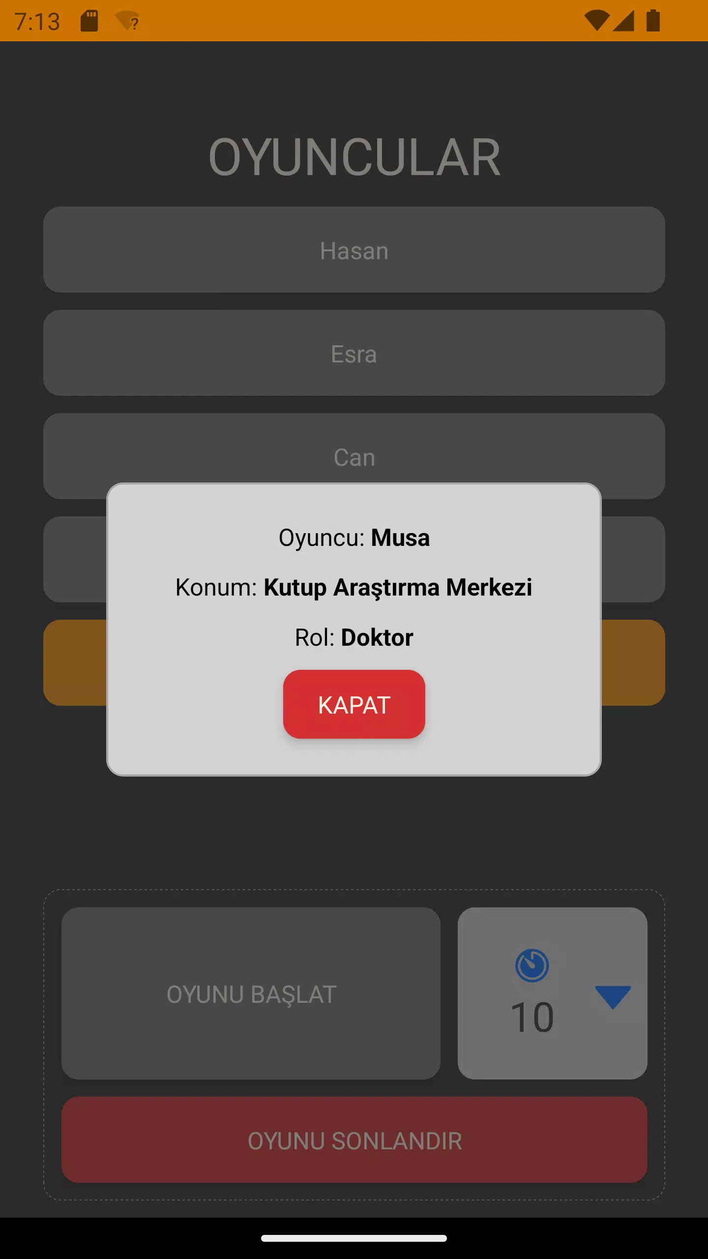 Spyfall Ekran Görüntüsü 3