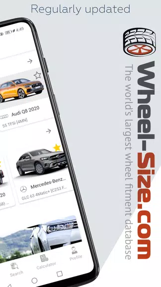 Wheel Size - Fitment database Скриншот 3