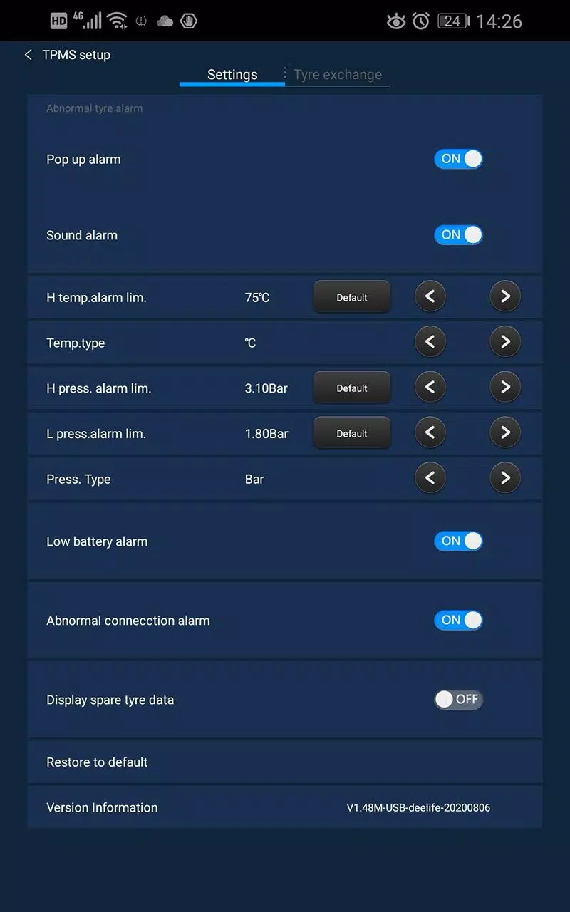 Deelife TPMS for MU7J MU9F 스크린샷 0