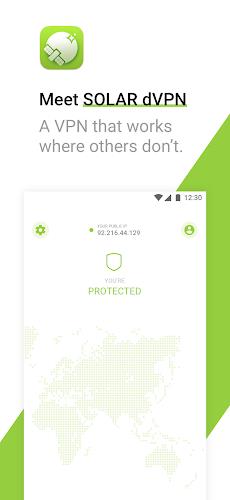SOLAR dVPN: Fast & Anonymous Ekran Görüntüsü 0