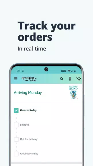Schermata Amazon India Shop, Pay, miniTV 3