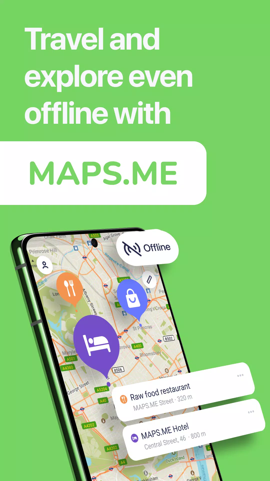 MAPS.ME ဖန်သားပြင်ဓာတ်ပုံ 0