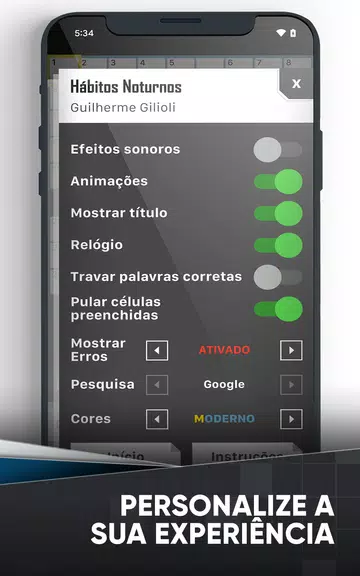 Palavras Cruzadas em Português スクリーンショット 2