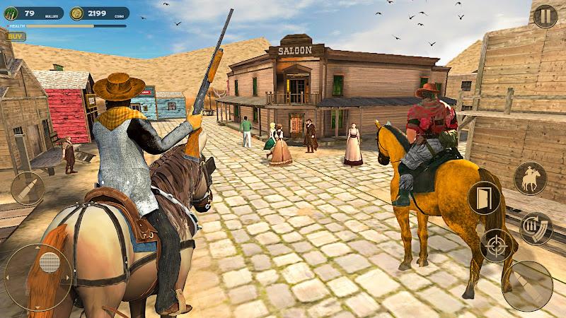 West Cowboy Game : Horse Game 螢幕截圖 0