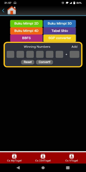 Pro Togel Tangkapan skrin 1