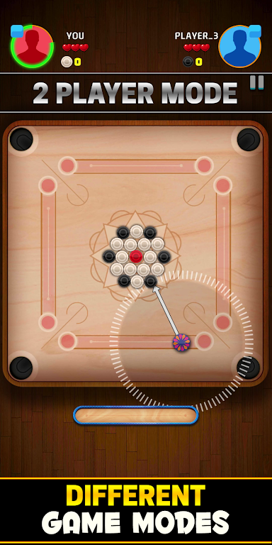 Carrom Offline : Pool City ဖန်သားပြင်ဓာတ်ပုံ 1