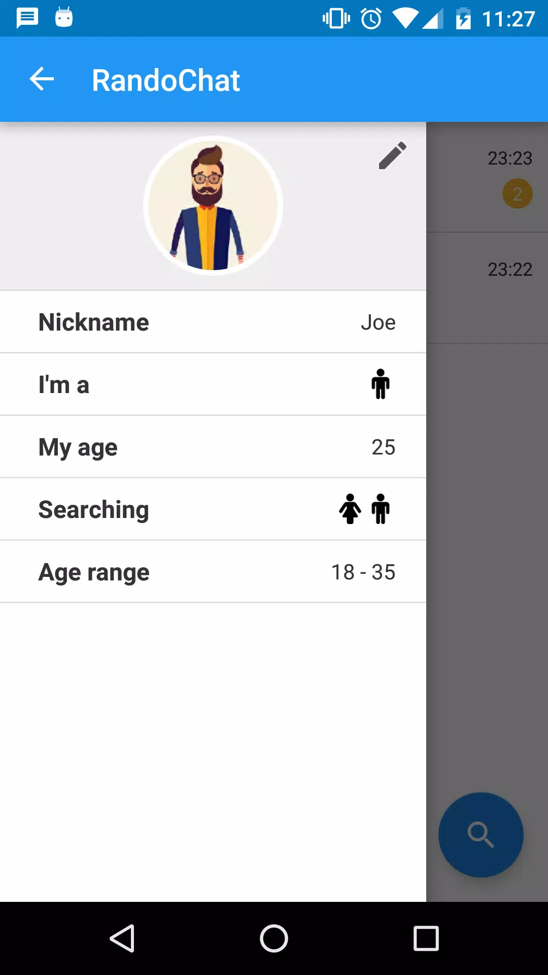 RandoChat ภาพหน้าจอ 0