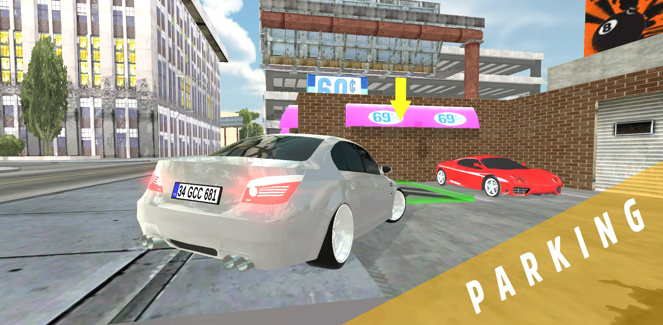 Corolla Drift & Park Simulator 螢幕截圖 1
