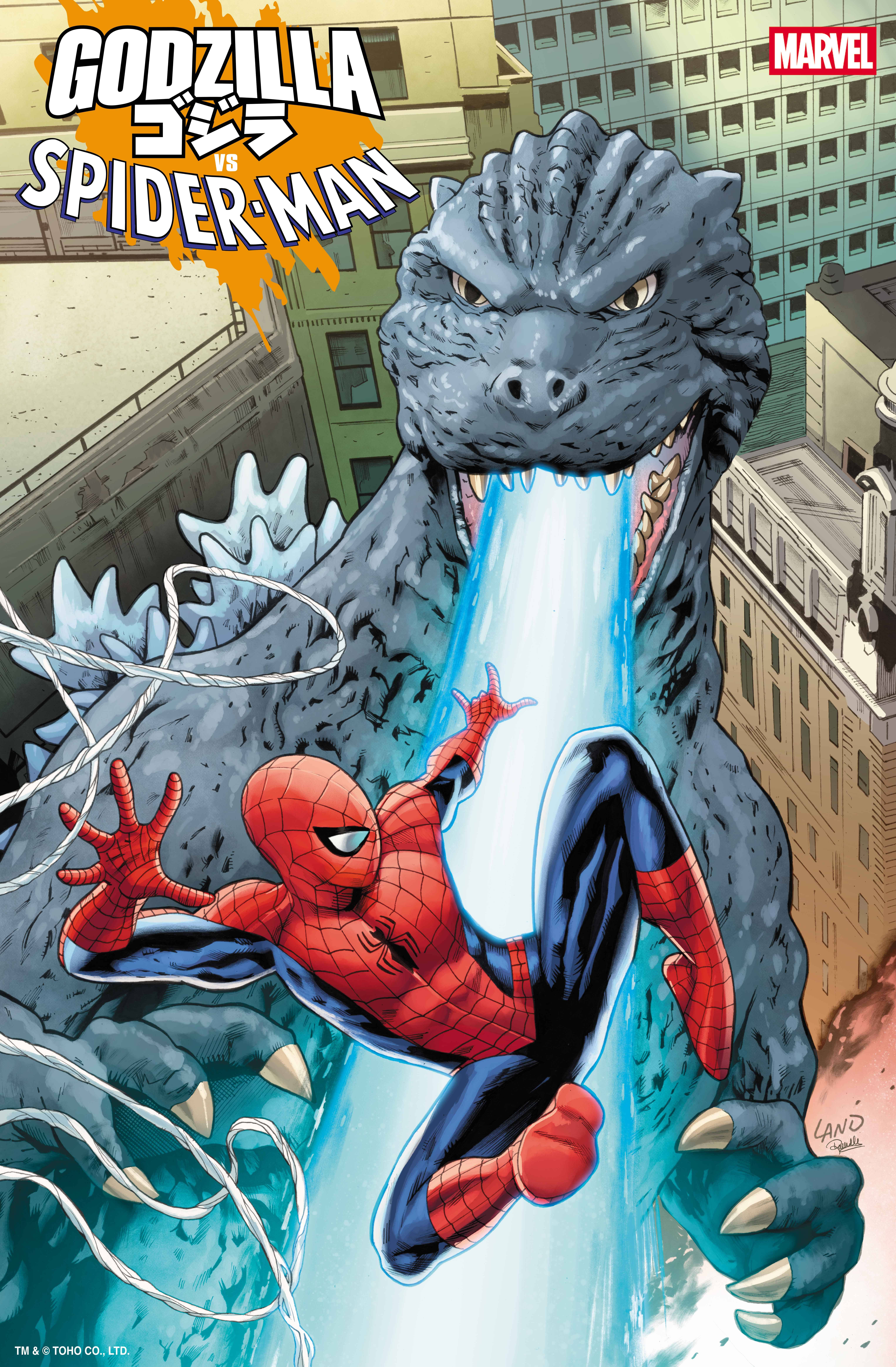Classic Godzilla vs Spidey