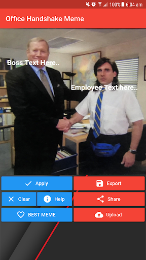 Office Handshake Meme Creator Ekran Görüntüsü 0