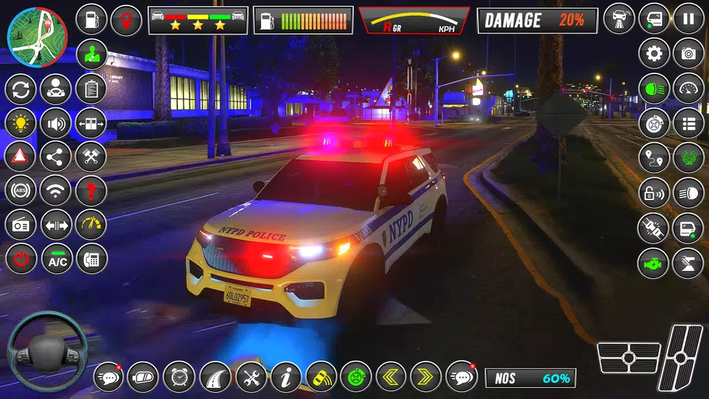 US Police Chase: Cop Car Games Captura de tela 3