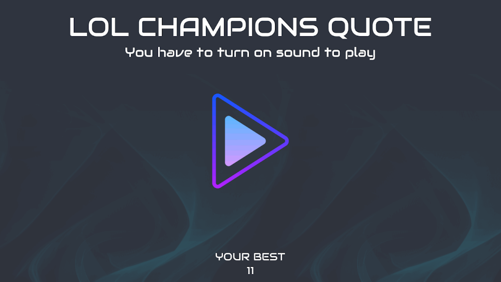 LOL Champions Quote স্ক্রিনশট 0