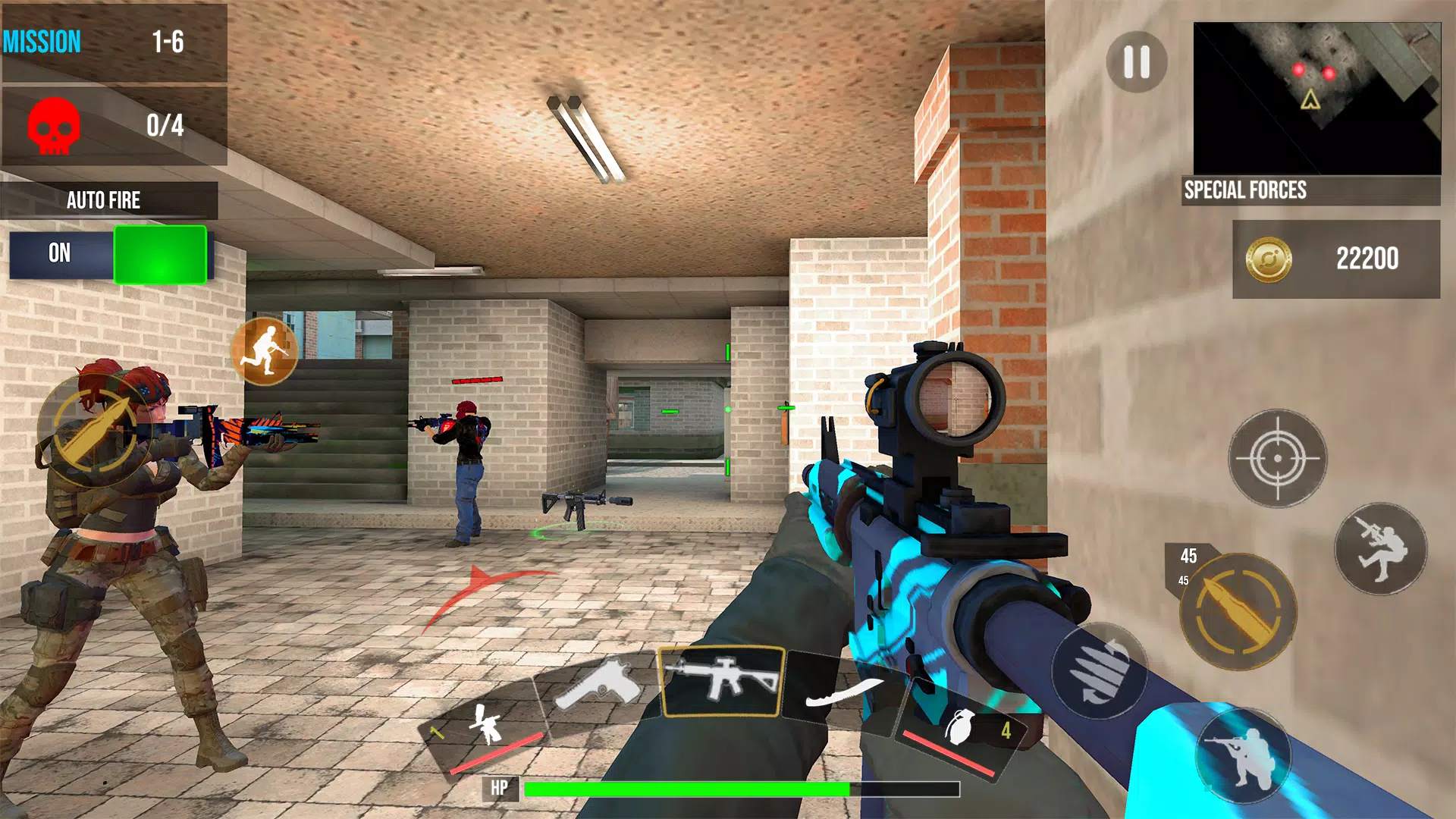 FPS Commando Strike 3D ဖန်သားပြင်ဓာတ်ပုံ 1