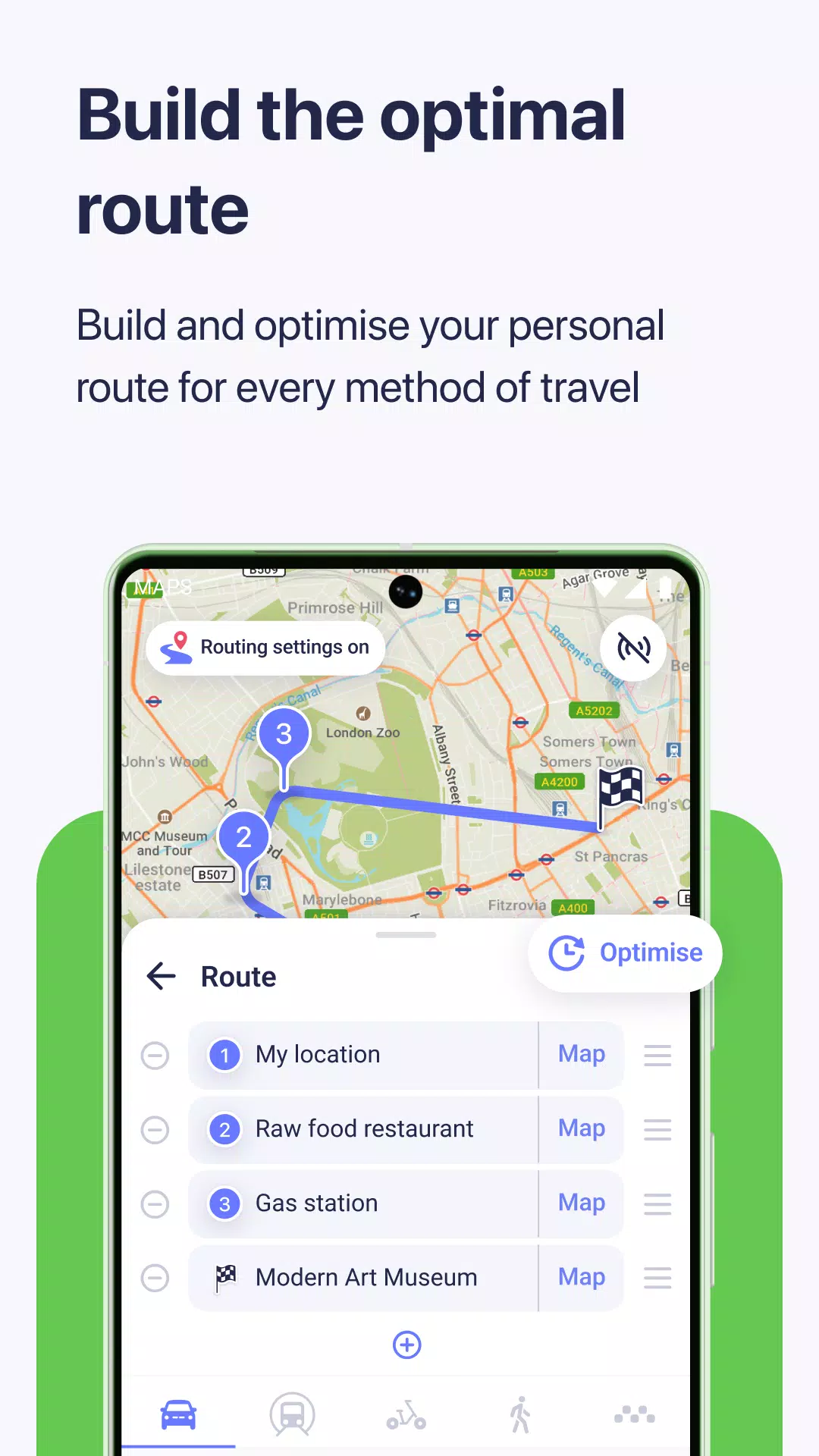MAPS.ME ဖန်သားပြင်ဓာတ်ပုံ 1