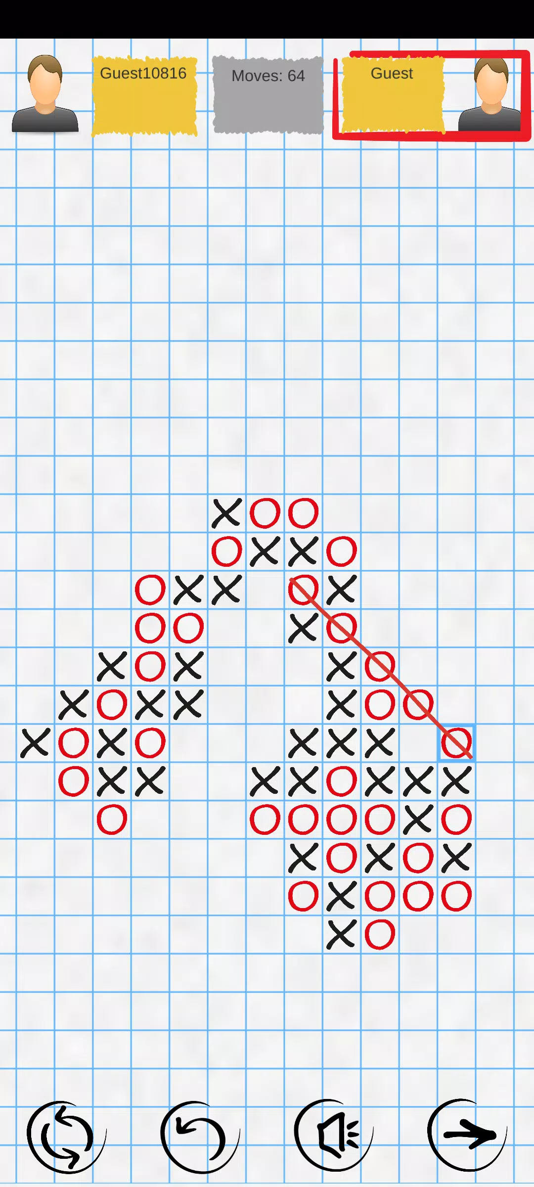 Mega Tic Tac Toe Onine Ekran Görüntüsü 1