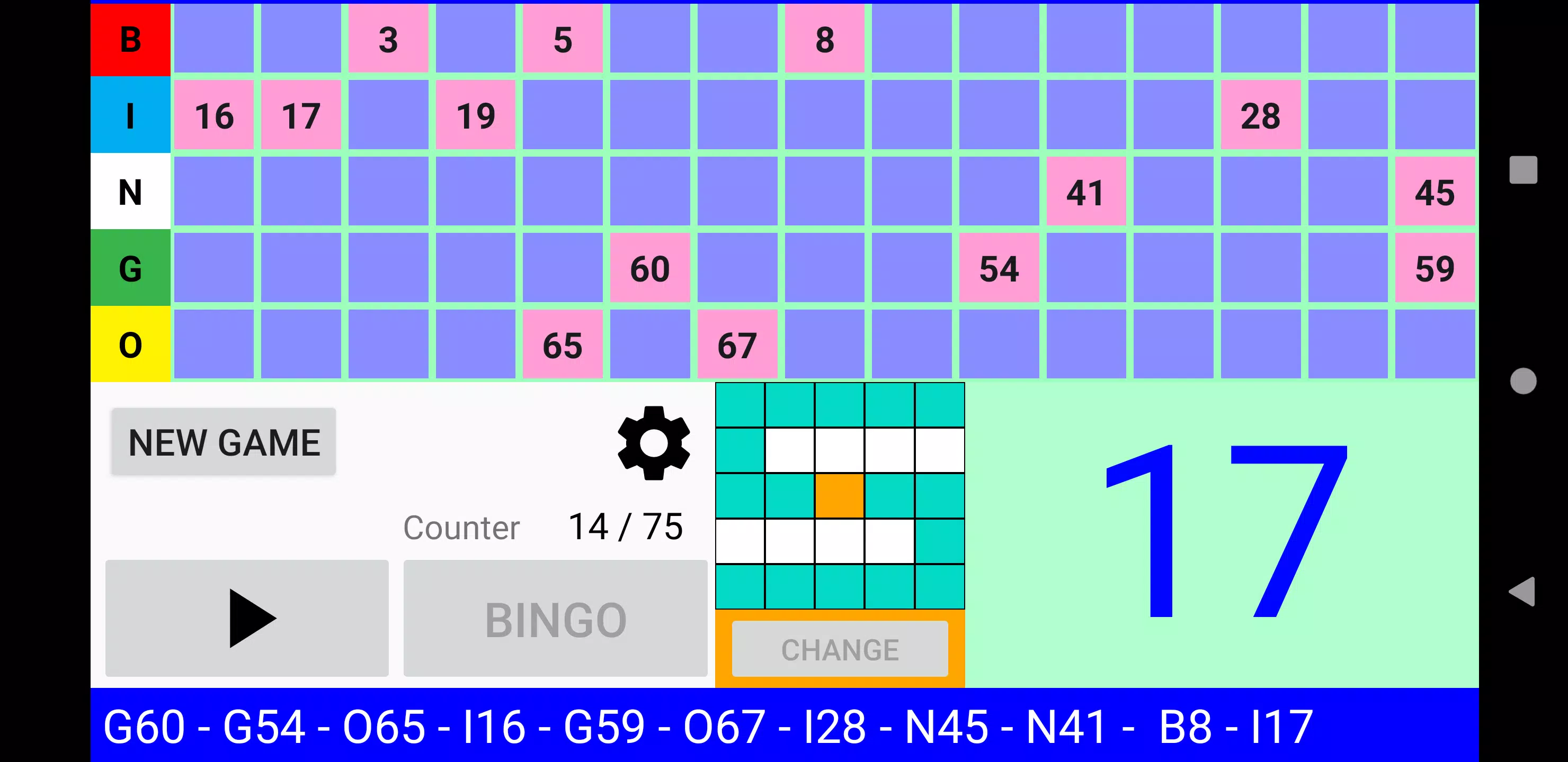 Bingo RS ภาพหน้าจอ 2
