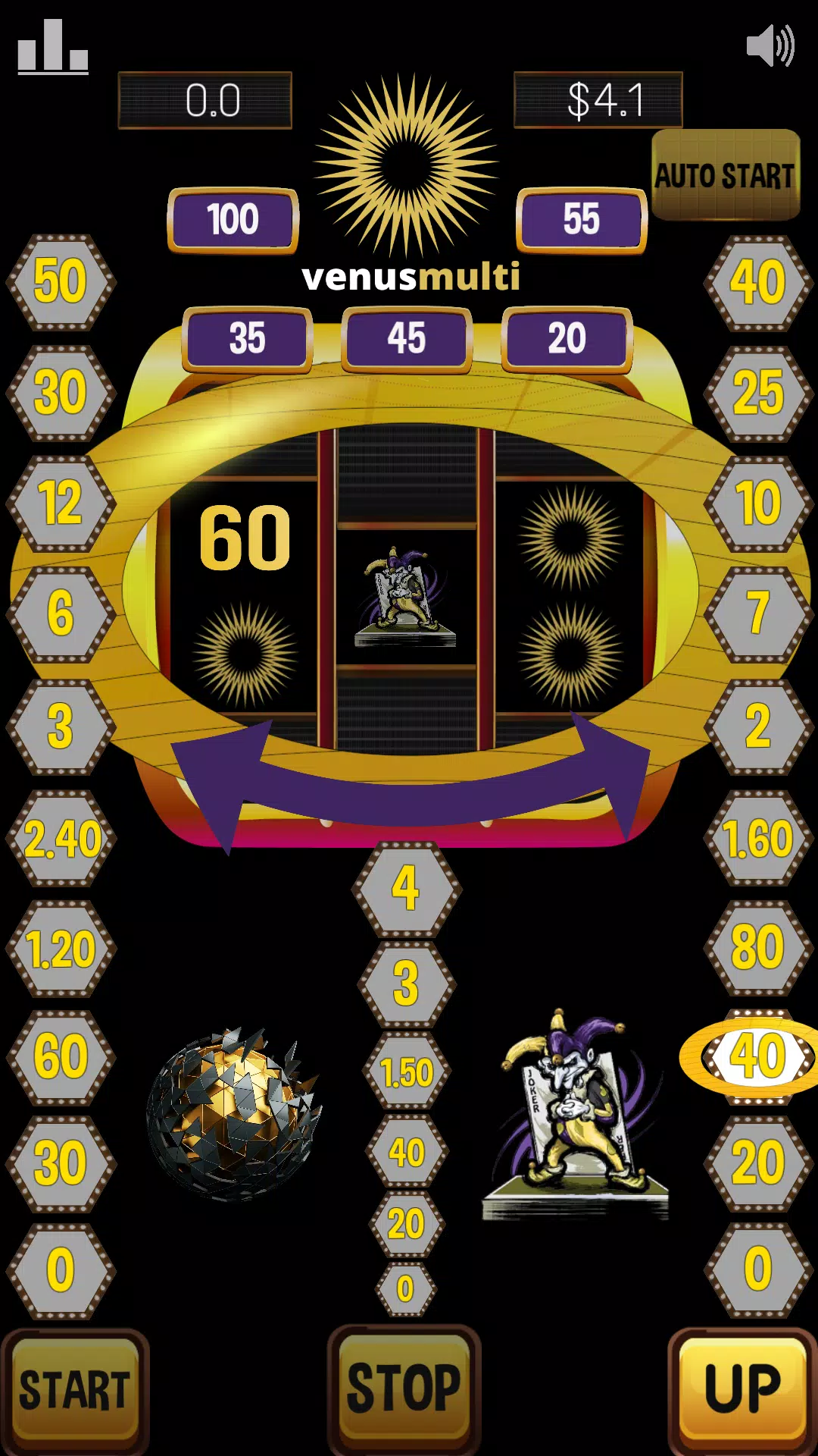 Venus multi slot machine – sun 螢幕截圖 0