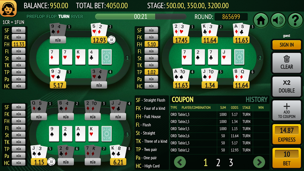 Bet on Poker Captura de pantalla 2