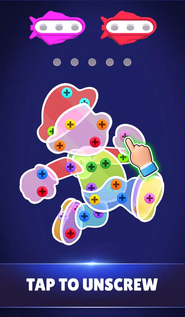 Screw Puzzle: 3D Nuts Jam Captura de pantalla 0