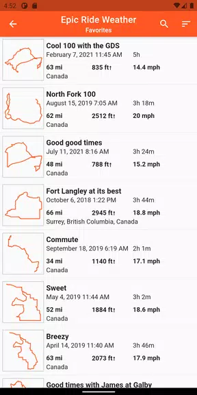 Epic Ride Weather 螢幕截圖 0