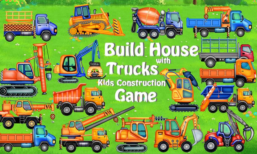 Build Town House with Trucks 스크린샷 0