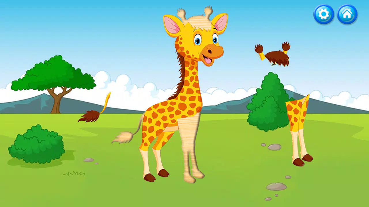 Kids Puzzles - Safari Puzzles Ekran Görüntüsü 1