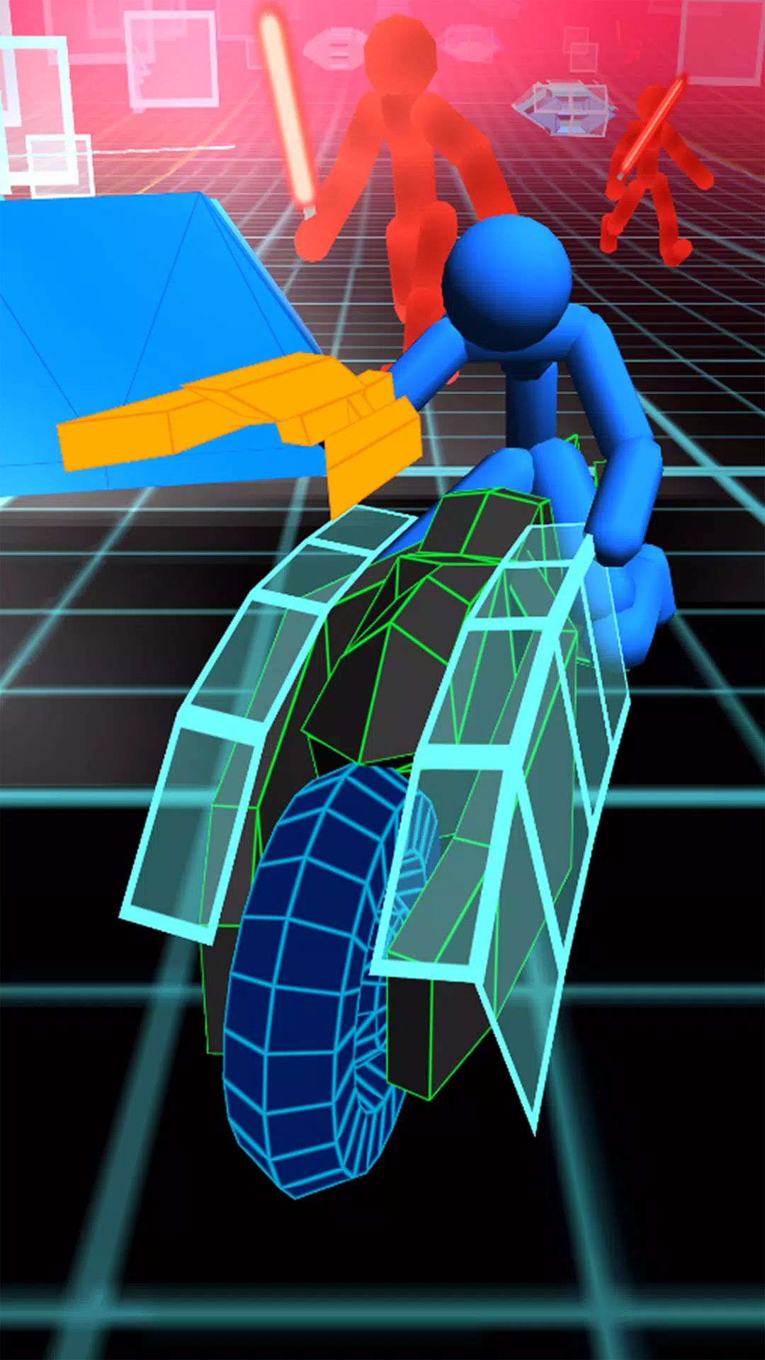 Stickman Neon Motorcycle Race Ảnh chụp màn hình 1