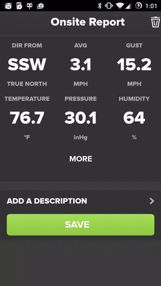 Wind & Weather Meter Ảnh chụp màn hình 1