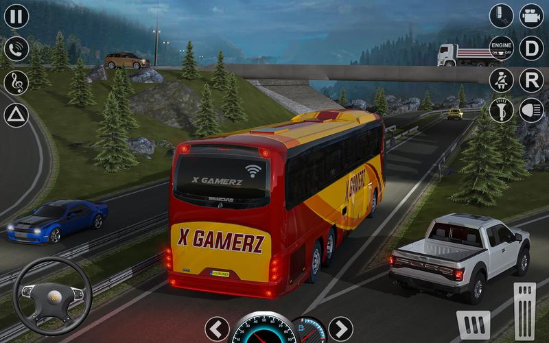 Modern Bus Transport Game 3D 螢幕截圖 1