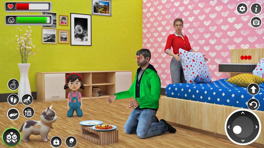 Virtual Mom Dad: Baby Games ဖန်သားပြင်ဓာတ်ပုံ 1
