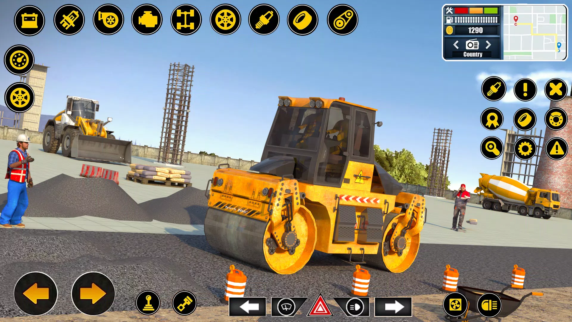 3D City Road Construction Game Captura de tela 3