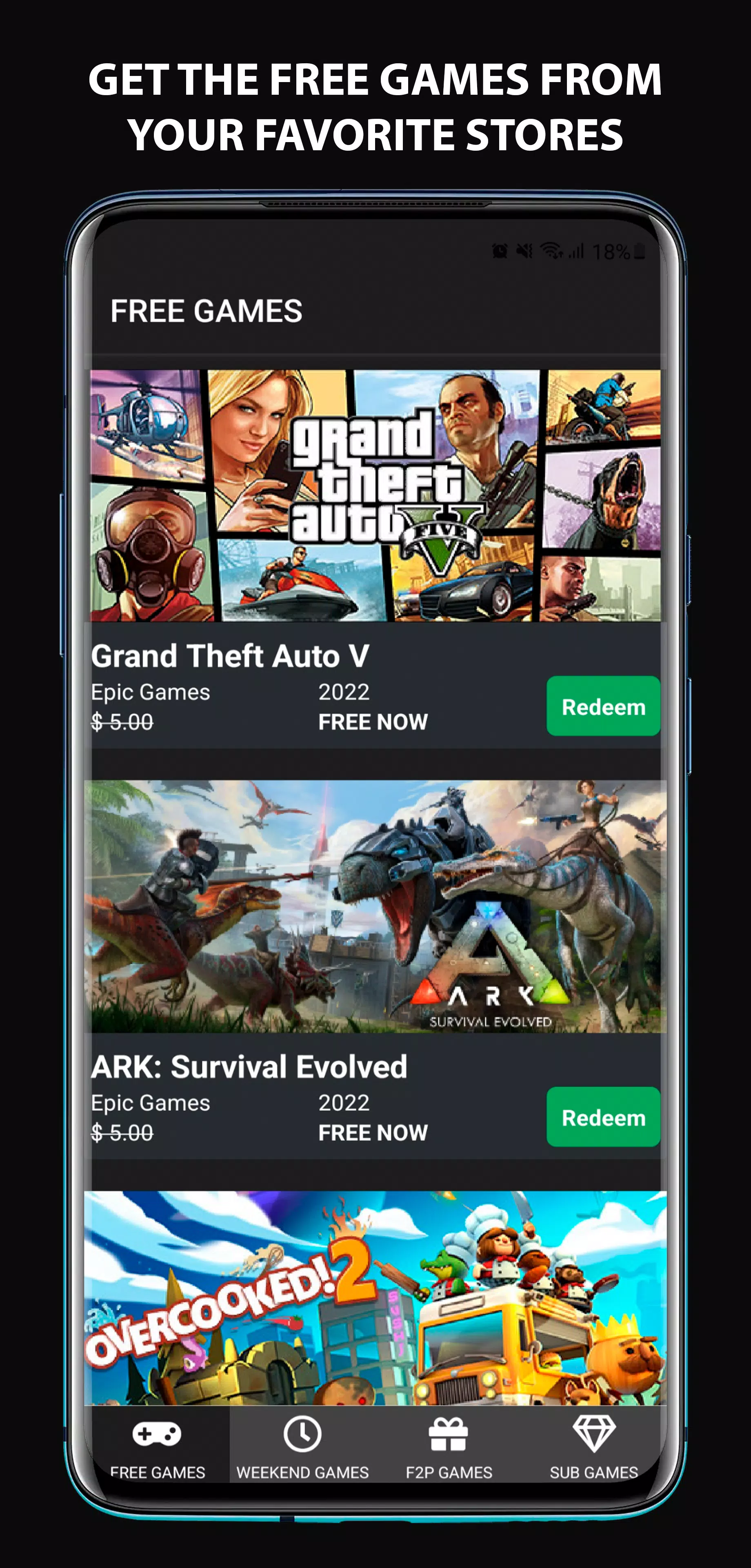 Epic Freebie Games Radar Tangkapan skrin 0