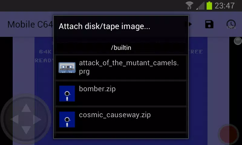 Mobile C64 Ekran Görüntüsü 2