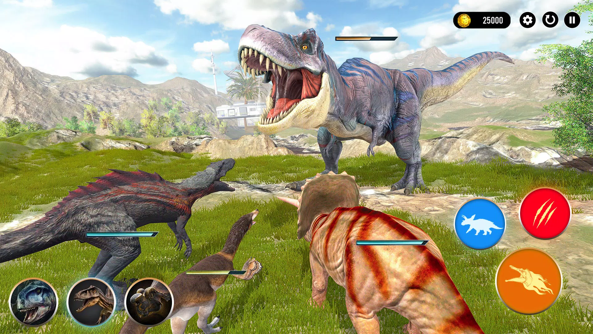 Real Dinosaur Simulator Games ဖန်သားပြင်ဓာတ်ပုံ 0