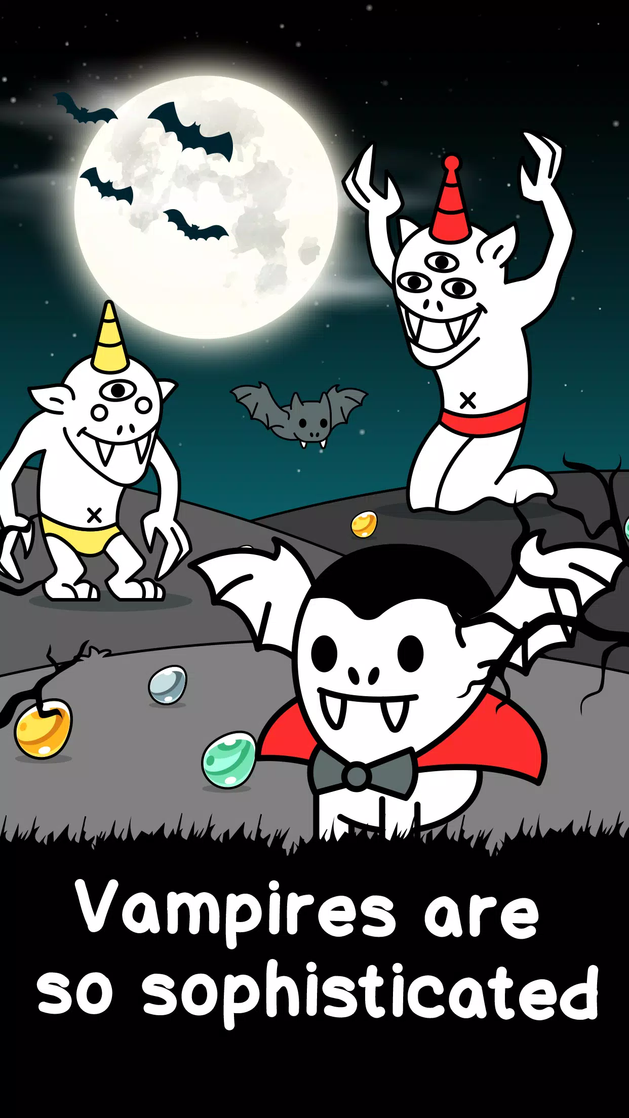 Vampire Evolution: Idle Horror Captura de tela 0