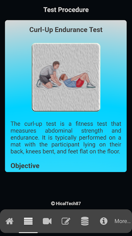 Curl-Up Endurance Test Ảnh chụp màn hình 1