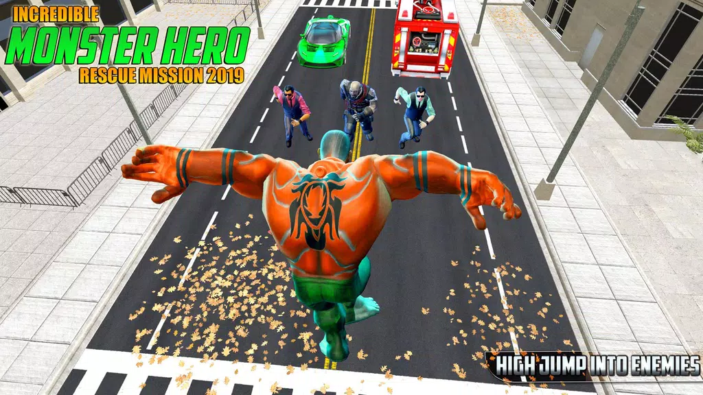 Incredible Monster Superhero Crime City 2018 Capture d'écran 1