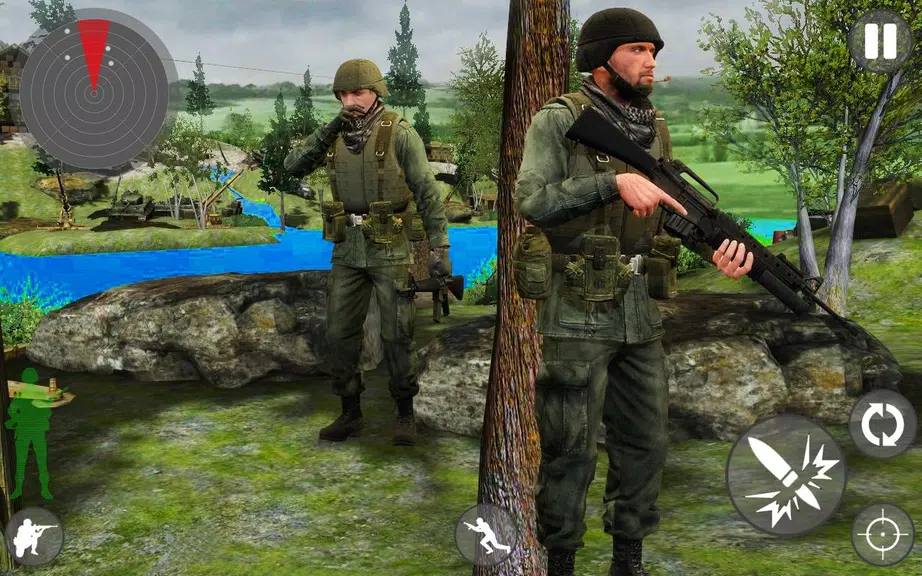 Army Mission Counter Attack Shooter Strike  2019 Ekran Görüntüsü 2