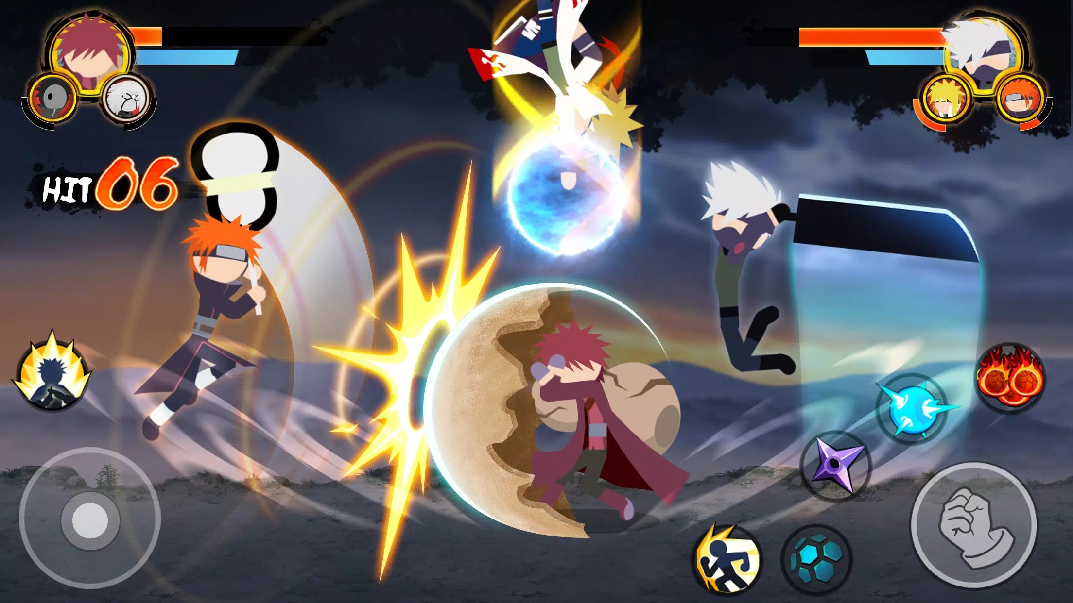 Stick Ninja - 3v3 Battle Zrzut ekranu 3