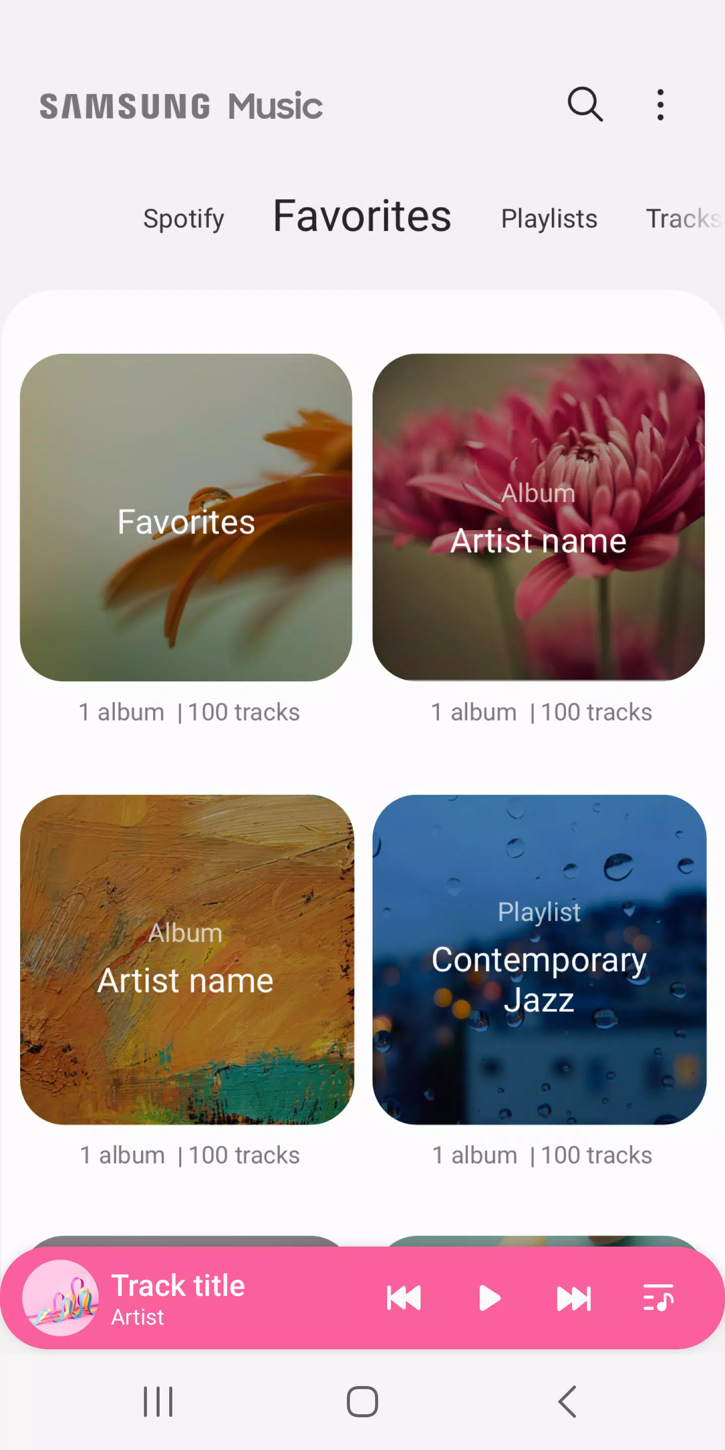 Samsung Music Capture d'écran 2
