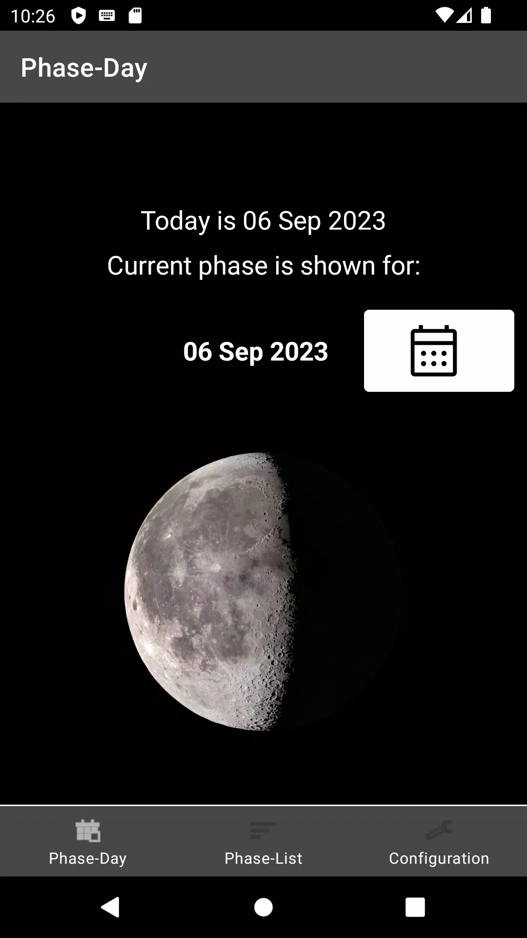 Moon Phases Widget Ekran Görüntüsü 0