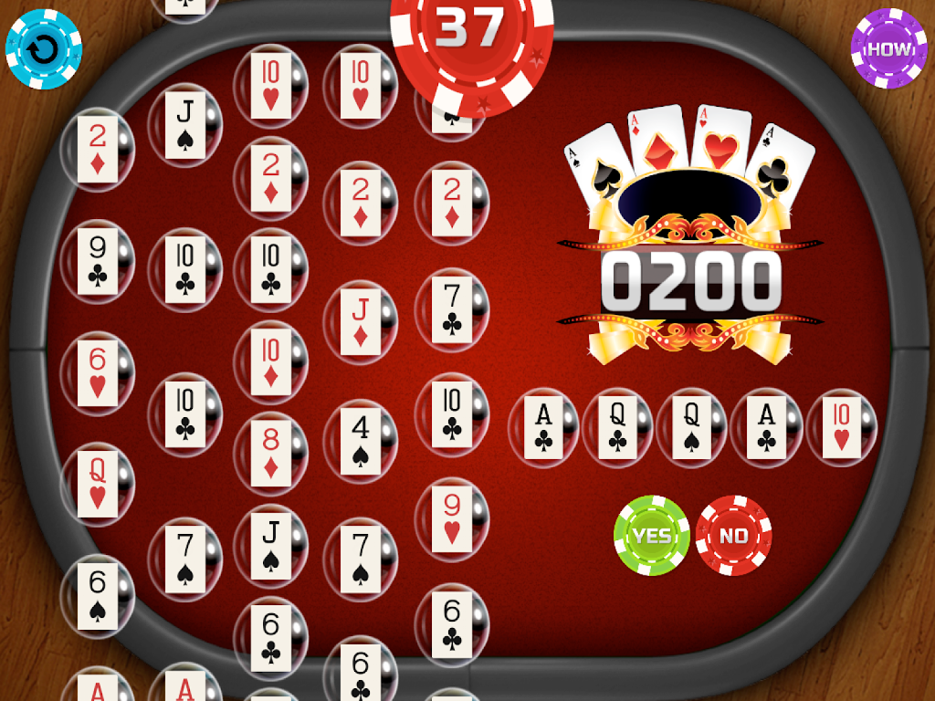 Bubble Pop Poker Captura de tela 2